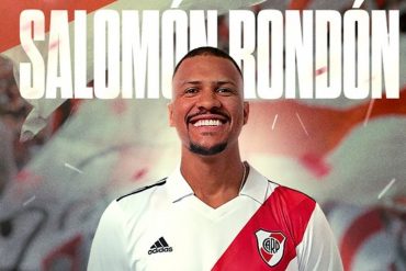 El mensaje con el que River Plate confirmó la firma de Salomón Rondón hasta diciembre de 2025