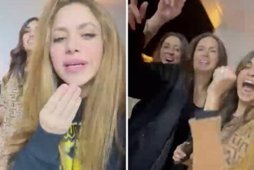 Shakira reaparece en público desde el balcón de su casa tras todas las polémicas: así celebraba con amigas (+Video)