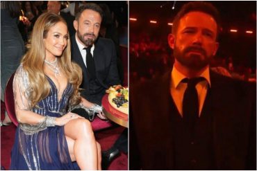 El “regaño” de JLo a Ben Affleck en la ceremonia de los premios Grammy que acaparó miradas (+Video + caras ponchadas)