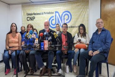 Colegio Nacional de Periodistas rechazó que el régimen de Maduro vincule a varios periodistas venezolanos al entramado de Tareck El Aissami