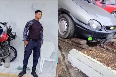 Policía amenazó con demandar a un hombre por grabar un presunto procedimiento irregular con su vehículo (+Video)