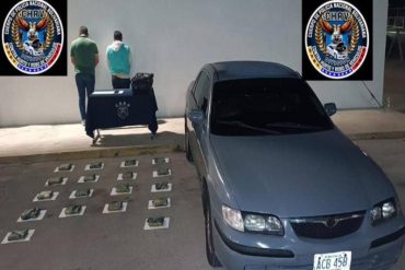 Dos hombres fueron detenidos en Plaza Venezuela por tráfico ilícito de drogas