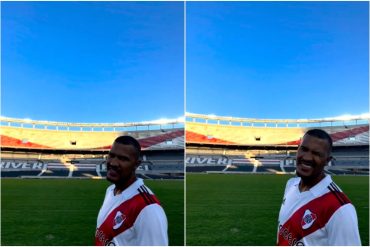 Salomón Rondón es presentado oficialmente como nuevo jugador del River Plate (+Video)