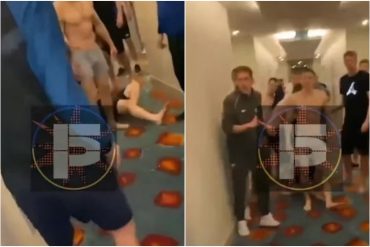 Se armó una trifulca en un hotel de Turquía donde hospedaron a futbolistas rusos y ucranianos (+Video)