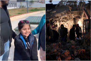 Padre jugaba piedra, papel y tijera con su hija mientras estaban bajo los escombros tras terremoto en Turquía (+Video)