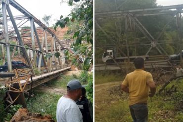 Un hombre y su hija de seis años murieron tras desplomarse puente en El Vigía