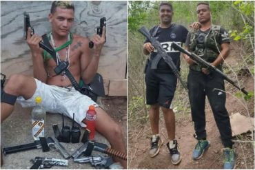 Filtran fotos de los líderes de la banda criminal del Conejo que opera en Las Tejerías y que son aliados del Tren de Aragua: muestran todo su arsenal