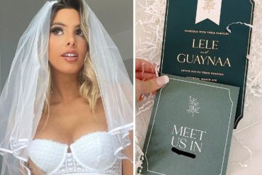 Lele Pons anunció en lencería la fecha de su boda con Guaynaa, mostró las invitaciones y reveló detalles de la ceremonia (+Fotos)