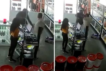 Pillado en cámara: sujeto robó a mano armada dentro de una cauchera en Maturín (+Video)