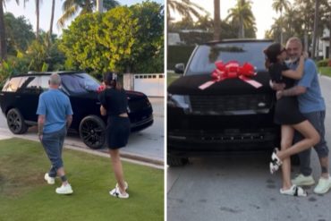 Gianluca Vacchi regaló una camioneta de casi $100,000 a su esposa, la venezolana Sharon Fonseca: así la sorprendió (+Video y fotos)