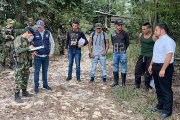 Liberan a cuatro venezolanos que fueron secuestrados por las disidencias de las FARC en el Catatumbo