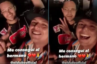 Hijo de Elvis Amoroso se vaciló el concierto de Anuel en La Carlota en la zona VIP (+Video)