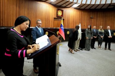 Juramentaron a Katherine Haringhton como presidenta del Circuito Judicial Penal de Caracas: está sancionada por Estados Unidos