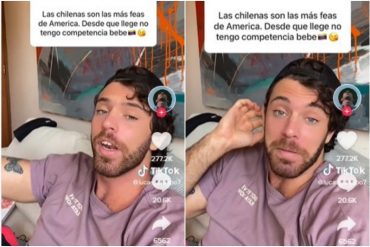 Tiktoker respondió a venezolana que aseguró que las chilenas “son las más feas” de América: “Superficiales, materialistas, frías” (+Video)