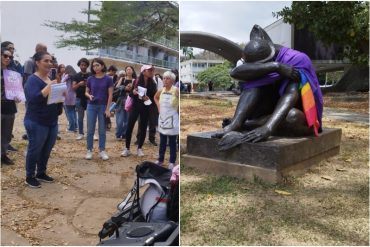 Protestaron este #20Mar por abuso sexual cometido en la UCV: “Nos preocupa porque hay casos que no han sido atendidos” (+Fotos +Videos)