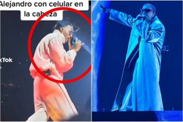 Raw Alejandro salió herido de un concierto en Boston: le arrojaron un teléfono en la cara (+Video)