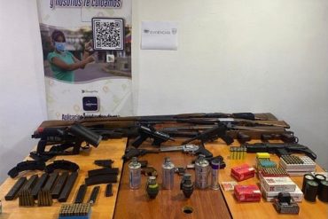 Funcionarios fueron a atender un caso por muerte natural  en un apartamento en Chacao y se encontraron con armas de alto calibre