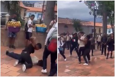 Pelea en un liceo de Miranda casi termina en tragedia: adolescente le hizo una llave potencialmente mortal a otro (+Video)