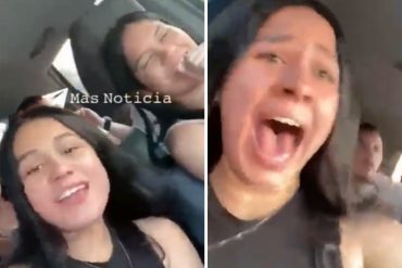 “¡El carro de mi papá!”: Joven se distrae al manejar por cantar reguetón con sus amigas y el carro volcó: el video se hizo viral (+Video)