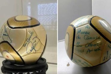 Arrestaron al hombre que se robó balón autografiado por Neymar en asalto al Museo del Congreso de Brasil