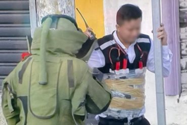 Conmoción en Ecuador: Extorsionadores envolvieron el cuerpo del vigilante de una joyería con artefactos explosivos (+Video)