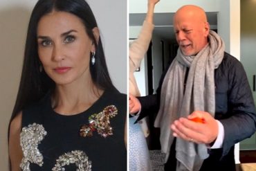 Demi Moore compartió un emotivo video del cumpleaños 68 de Bruce Willis (+Video)