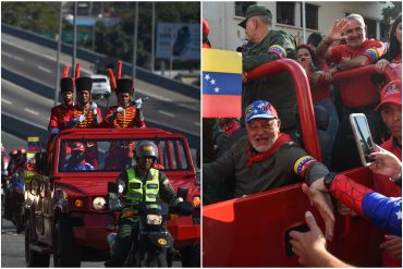 Momentos que mantienen humilde a Venezuela: militares se dieron golpes de pecho por Chávez y trasladaron su antiguo sable hasta el Cuartel de la Montaña