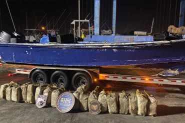 Un venezolano entre los detenidos durante operativo en el que EEUU incautó un cargamento de 1.000 kilos de cocaína en costa de Puerto Rico