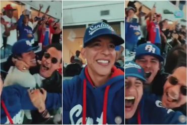 Así celebraron Daddy Yankee y Marc Anthony la victoria de Puerto Rico que sacó a Dominicana del Clásico de Béisbol (+Video)