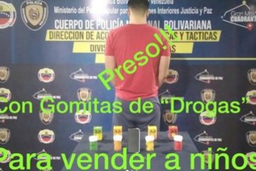 Alerta en Táchira por gomitas dulces hechas con sustancia psicoactiva: un detenido por el caso