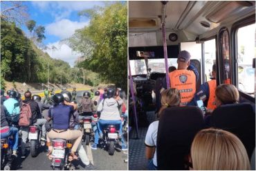 Régimen generó caos en vías del país solo para impedir la movilización de docentes hacia Caracas por la protesta frente al Ministerio de Educación (+Videos y fotos)