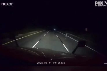 La aterradora figura “fantasmal” que grabó un camionero en una carretera de Arizona (+Video)