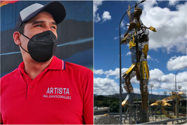 Denuncian al escultor del monumento del cacique Guaicaipuro en la Francisco Fajardo: adeuda $150.000 por materiales, herramientas y mano de obra (+Detalles)