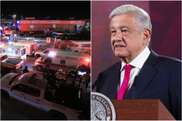 López Obrador afirmó que el incendio que dejó 40 muertos en México fue provocado por migrantes que protestaban contra la deportación (+Videos)