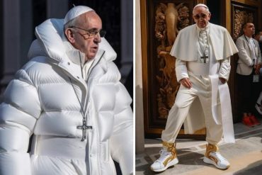 Fotos del Papa Francisco luciendo un abrigo a la moda que se volvieron virales resultaron ser hechas con IA