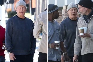 Difunden las primeras fotos de Bruce Willis desde que fue diagnosticado con demencia frontotemporal