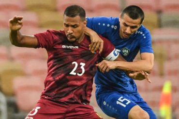 Un penalti le permitió a Uzbekistán empatar 1-1 en amistoso con la Vinotinto