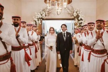 Las imágenes de la boda de la princesa de Jordania y un financiero venezolano (+Fotos +Video)