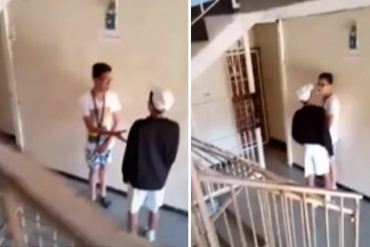 Difunden video de golpiza que le propinaron unos menores a un niño en edificio en Caricuao: piden a la fiscalía investigar