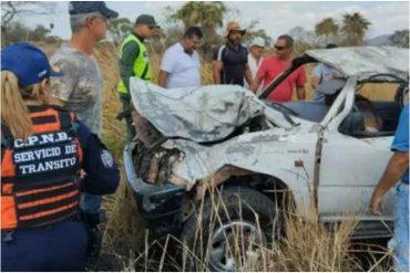 Una estudiante de medicina fallecida y otros cinco heridos fue el saldo de aparatoso accidente en Guárico