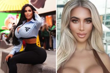 Modelo Ashten Empire ha invertido más de $40,000 para parecerse a Kim Kardashian: esta es su increíble apariencia (+Fotos de impacto)