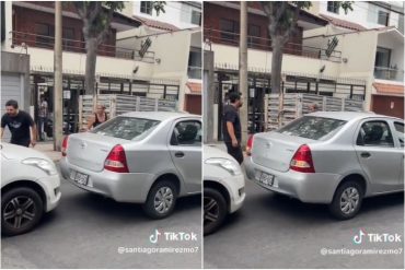 Venezolana se hizo viral por encarar a un peruano que le chocó su vehículo y que además intentó intimidarla: «Vienes jodiénd*me” (+Video)