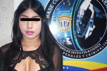 Detenida mujer que ofrecía encuentros sexuales por redes y extorsionaba a las víctimas en Aragua