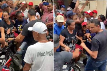 Grupos chavistas intentaron impedir recorrido de Delsa Solórzano en el estado Vargas (+Videos)