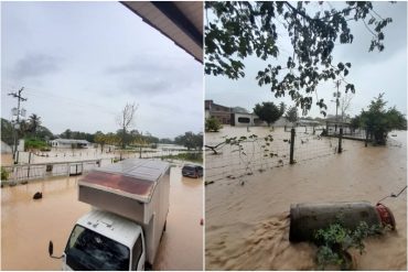 Varias aldeas agropecuarias de la zona de norte de Táchira están inundadas tras fuertes lluvias (+Videos)