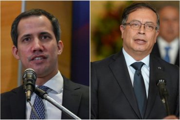 Guaidó dice que Petro tiene “una buena oportunidad” para demostrar “de qué lado está”