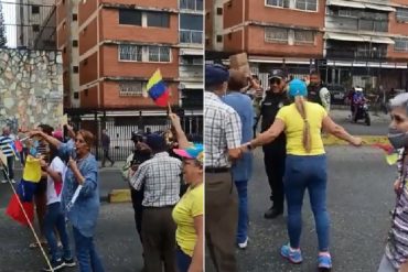 Vecinos de El Llanito protestaron este #19Abr porque tenían más de 60 horas sin luz (+Video)