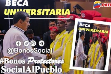 Comienza entrega de “Beca Universitaria” por el sistema Patria: el monto es poco más de $5