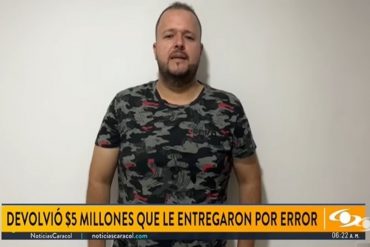 Le dieron casi 1.100 dólares de más en el banco y esto fue lo que hizo luego de darse cuenta (+Video)