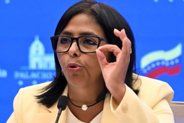 ¿Y por la corrupción? Delcy Rodríguez aseguró que Venezuela ha “perdido” $29.000 millones cada año desde 2015 por las sanciones internacionales